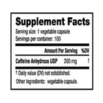 Caffeine Anhydrous Capsules